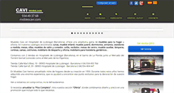 Desktop Screenshot of mueblescavi.com