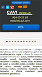 Mobile Screenshot of mueblescavi.com